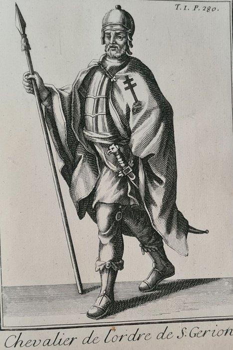 [Pierre Helyot] - Histoire des ordres monastiques, religieux, Antiek en Kunst, Antiek | Boeken en Bijbels