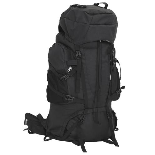 vidaXL Wandelrugzak 100 L oxford stof zwart, Sieraden, Tassen en Uiterlijk, Tassen | Rugtassen, Nieuw, Verzenden