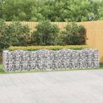 vidaXL Schanskorf gewelfd verhoogd 400x100x100 cm, Tuin en Terras, 100 cm of meer, Verzenden, Nieuw, Metaal