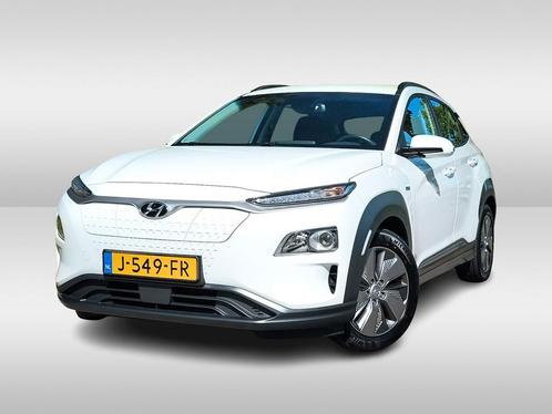 Zakelijke Lease |  Hyundai KONA EV Comfort 64 kWh (204 PK), Auto's, Hyundai, Dealer onderhouden, Lease, Zwart, Automaat, SUV of Terreinwagen