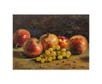 Enric Modolell (1901) - Granadas y uvas sobre mesa, Antiek en Kunst