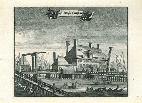 Zicht op Amsterdam, Antiek en Kunst, Kunst | Etsen en Gravures