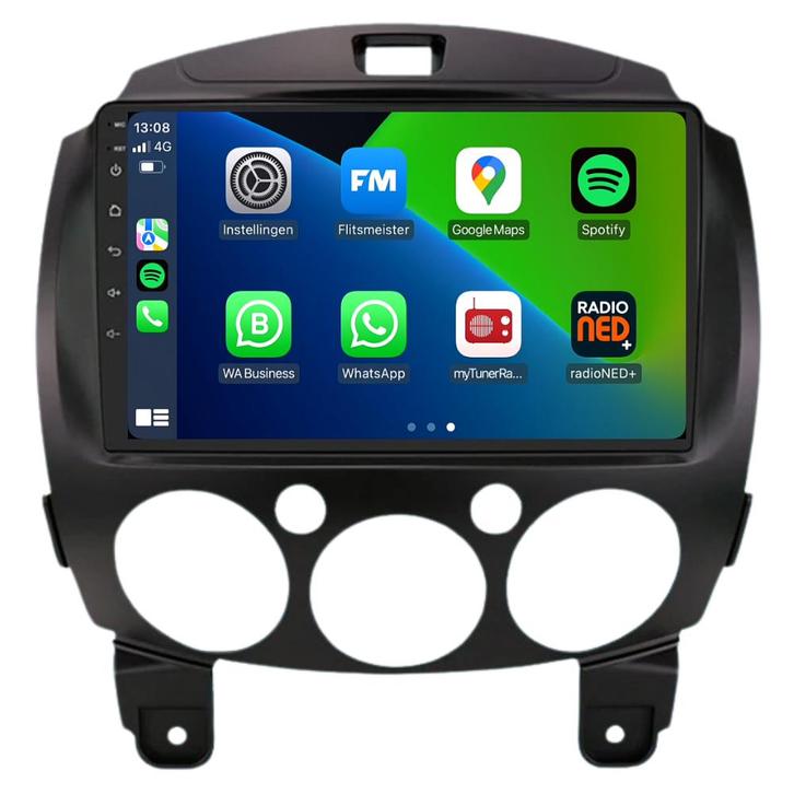 Mazda 2 Android Autoradio | 2008 t/m 2014 | CarPlay, Auto diversen, Autoradio's, Nieuw, Ophalen of Verzenden