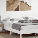 vidaXL Hoofdbord 180 cm massief grenenhout wit, Verzenden, Nieuw, Wit, Hout