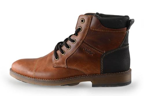 Rieker Veterboots in maat 40 Bruin | 10% extra korting, Kleding | Heren, Schoenen, Bruin, Zo goed als nieuw, Boots, Verzenden