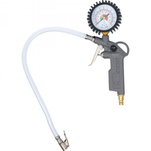 Bandenpomp met manometer BGS 3201 (Wielen, AUTO GEREEDSCHAP), Auto diversen, Autogereedschap, Nieuw, Verzenden