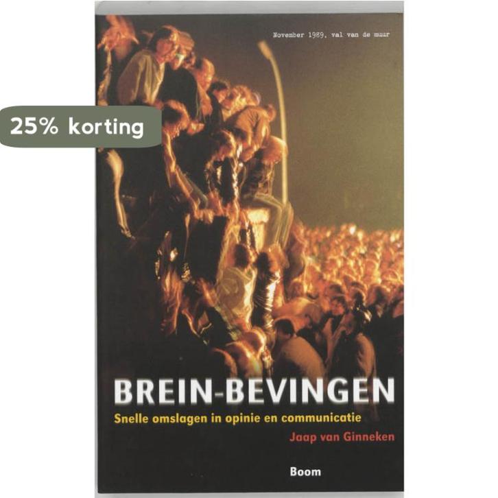 Brein-bevingen 9789053525456 J. van Ginneken, Boeken, Economie, Management en Marketing, Gelezen, Verzenden