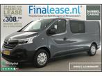 Renault Trafic 2.0 dCi T29 L2H1 DC 6 Pers Airco Trekh €311pm, Auto's, Renault, Nieuw, Zilver of Grijs, Lease