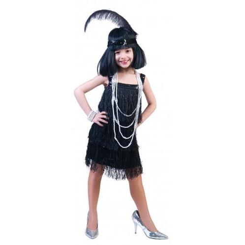 Showgirl jurkje voor meisjes - Jaren 20 kleding, Kinderen en Baby's, Carnavalskleding en Verkleedspullen, Ophalen of Verzenden