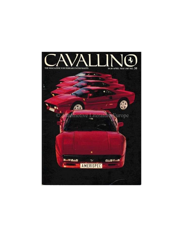 1987 FERRARI CAVALLINO MAGAZINE USA 38, Boeken, Auto's | Folders en Tijdschriften, Ferrari