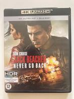 JACK REACHER NEVER GO BACK (4K ULTRA HD + BLURAY), Verzenden, Gebruikt