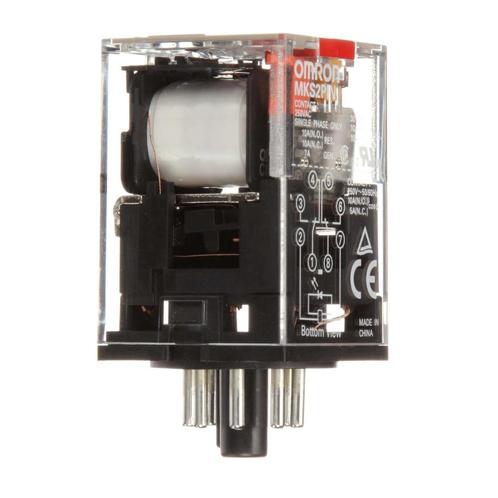 Omron MK-S DPDT Relais 230VAC 10A Met LED En Testknop -, Doe-het-zelf en Verbouw, Elektra en Kabels, Overige typen, Nieuw, Verzenden