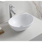 Wiesbaden Barco Waskom Ovaal - 40x33x14.5cm - Keramiek - Mat, Doe-het-zelf en Verbouw, Sanitair, Ophalen of Verzenden, Nieuw