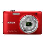 Nikon Coolpix S2800 Digitale Compact Camera - Rood, Verzenden, Zo goed als nieuw