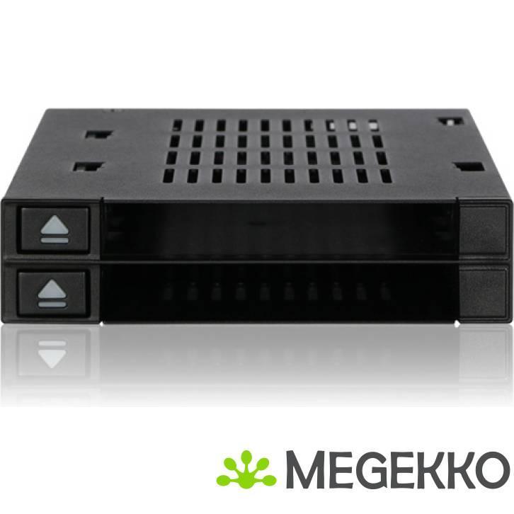 Icy Dock MB522SP-B 2x2,5  trayless hotswap mobile rack voor, Computers en Software, Harde schijven, Nieuw, Verzenden