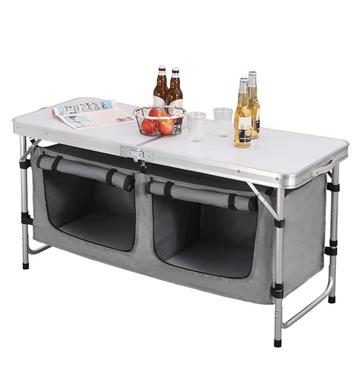 Opvouwbare Picknicktafel – Aluminium Campingtafel met Tas beschikbaar voor biedingen