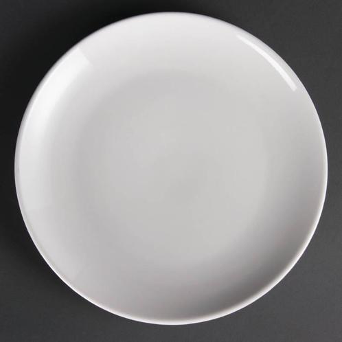 Witte ronde horeca borden 25 cm (stuks 12), Zakelijke goederen, Horeca | Overige, Verzenden