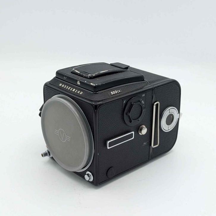 Hasselblad 503cx + A12 achterwand - Tweedehands, Audio, Tv en Foto, Fotocamera's Digitaal, Gebruikt, Verzenden