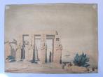 German School (XIX) - Ramesseum, Antiek en Kunst