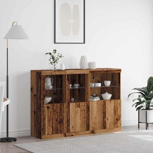 vidaXL Dressoir Oud hout 142,5 x 37 x 100 cm Bewerkt hout, Huis en Inrichting, Kasten | Dressoirs, Nieuw, Minder dan 50 cm, Overige houtsoorten
