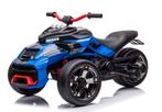 Kinderauto, Can-Am look 24V TRIKE STREETFIGHTER, Blauw, NEW, Ophalen of Verzenden, Nieuw