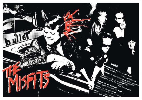 Posters - Poster Misfits - Bullet (horizontaal), Verzamelen, Muziek, Artiesten en Beroemdheden, Zo goed als nieuw, Verzenden