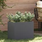 vidaXL Tuin Bloempot Antraciet 50 x 32 x 40 cm Koudgewalst, Verzenden, Minder dan 60 cm, Nieuw, Metaal