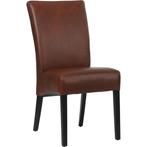 Leren eetkamerstoel Just - Granada Cognac (donkercognac) -, Leren eetkamerstoel Just - Granada Cognac (donkercognac) - Poten hout zwart past perfect in uw interieur als u woonstijl: Bohemian, Eigentijds, Klassiek, Retro, Romantisch, Scandinavisch is.