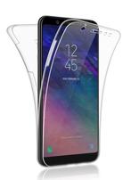 Galaxy A6 (2018) 360° Full Cover Transparant TPU Hoesje, Telecommunicatie, Mobiele telefoons | Hoesjes en Frontjes | Samsung, Nieuw