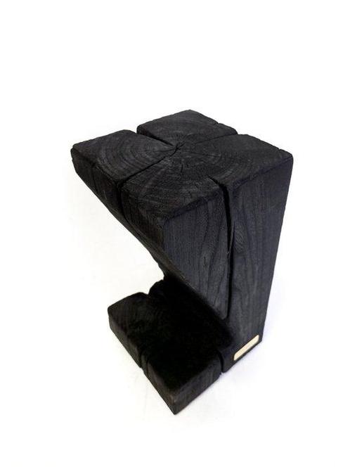 THE FOREST - Art & Woodworking Studio - Bijzettafel - Shou, Antiek en Kunst, Kunst | Designobjecten