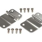 Kentrol 76-86 Jeep CJ7 Tailgate Hinge Pair - Polished Silver, Ophalen of Verzenden, Nieuw