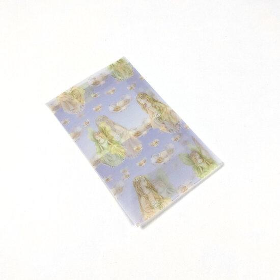 Transparante envelop met patroon 6,5 x 10,5 cm, Hobby en Vrije tijd, Kaarten | Zelf maken, Verzenden