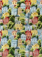 Stedelijke Regenboog: Exclusieve Jacquard Gobelin uit de