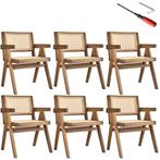 Eetkamerstoel Lizzy met Weens vlechtwerk in boho-stijl - lic, Huis en Inrichting, Stoelen, Verzenden, Nieuw