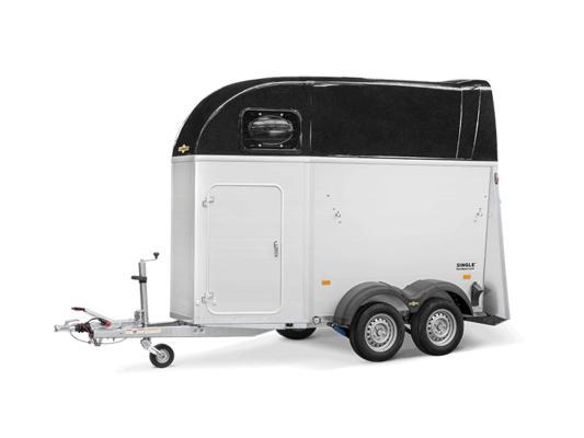 Humbaur Single Alu 1600 Zadelkamer Paardentrailer, Dieren en Toebehoren, Paarden en Pony's | Trailers en Aanhangwagens, Ophalen