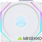 Lian Li UNI FAN TL Wireless LCD Reverse Blade 120mm White, Computers en Software, Computerkoelers, Verzenden, Nieuw