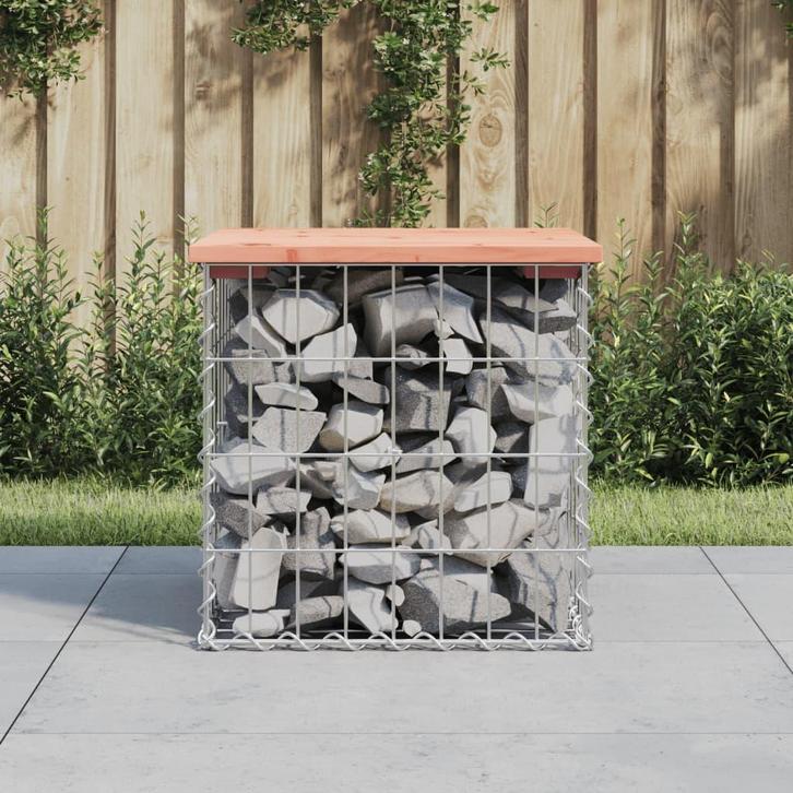 vidaXL Tuinbank schanskorfontwerp 43x44x42 cm massief, Tuin en Terras, Tuinbanken, Nieuw, Verzenden