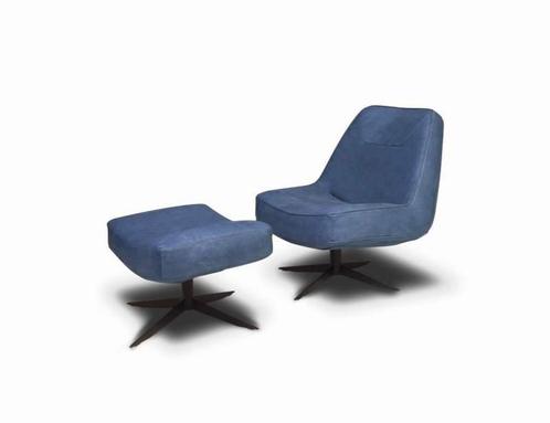 Fauteuil Ego - fauteuils - Blauw, Huis en Inrichting, Stoelen, Blauw, Nieuw, Leer