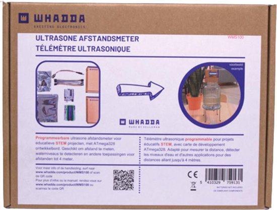2dekans | Whadda - Programmeerbare ultrasone afstandsmeter, Audio, Tv en Foto, Afstandsbedieningen, Zo goed als nieuw, Ophalen of Verzenden