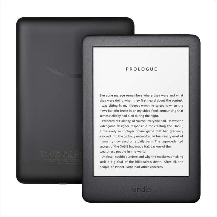 Amazon Kindle 10e generatie (2019) eReader 6 - Zwart - 4 GB, Computers en Software, E-readers, Zo goed als nieuw, Verzenden