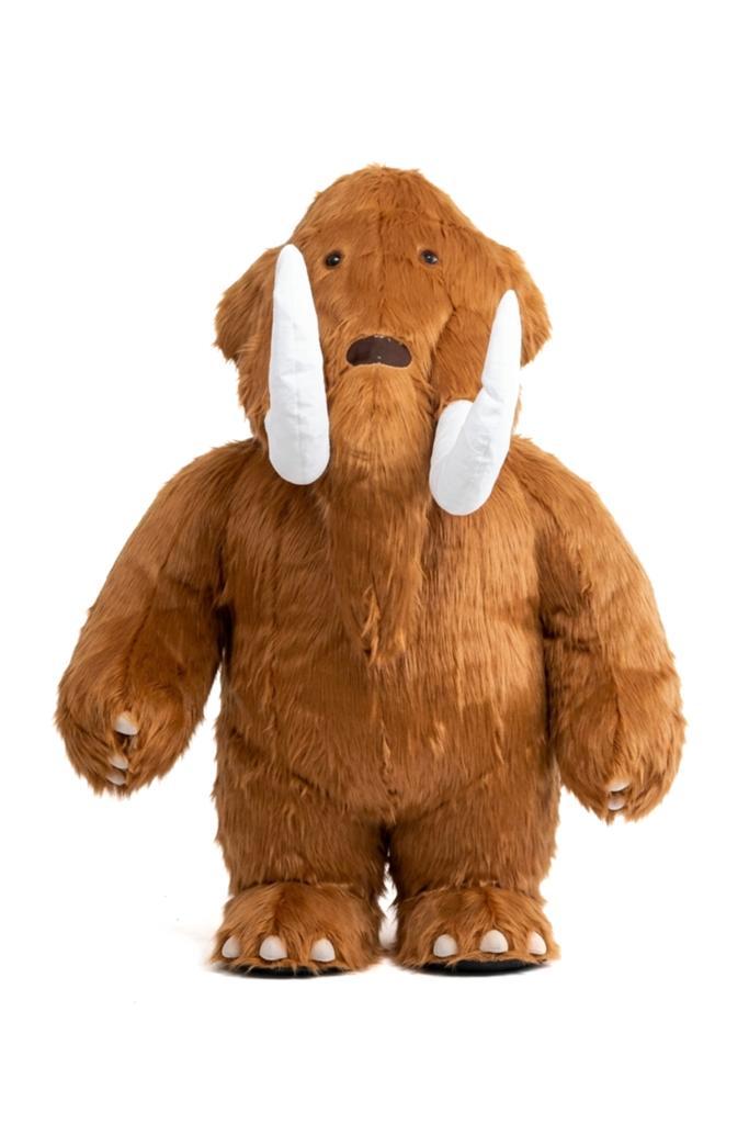 KIMU® Groot Opblaas Kostuum Mammoet Bruin 3 Meter Opblaasbaa, Kleding | Heren, Carnavalskleding en Feestkleding, Kleding, Nieuw