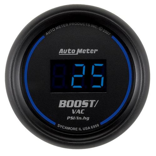Autometer Cobalt Digital 52.4mm Black Vacuum/Boost Gauge -, Auto-onderdelen, Interieur en Bekleding, Ophalen of Verzenden