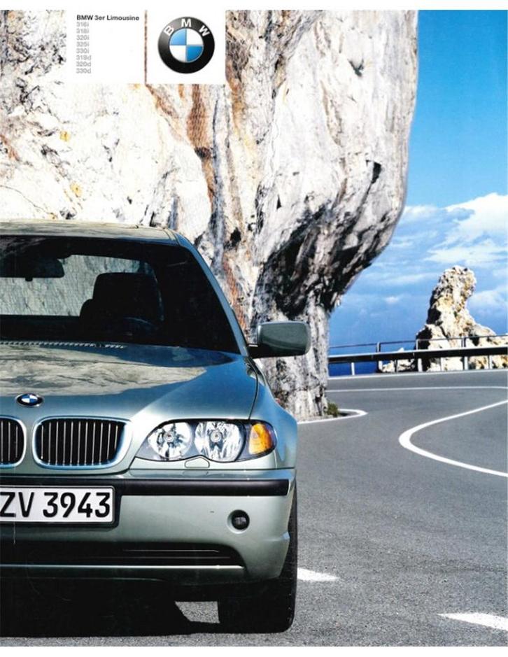 2001 BMW 3 SERIE BROCHURE DUITS, Boeken, Auto's | Folders en Tijdschriften, BMW