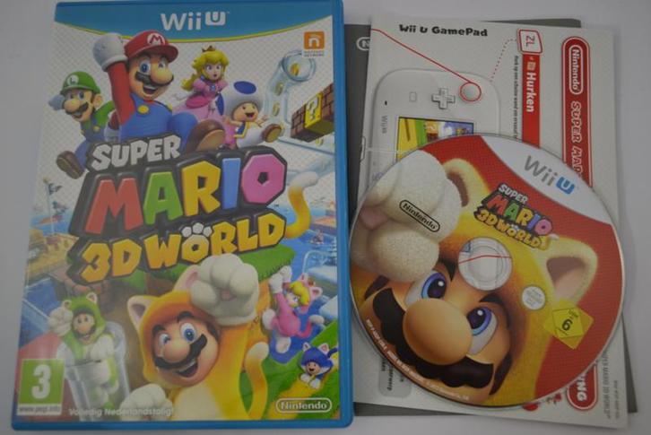 Super Mario 3D World (Wii U HOL), Spelcomputers en Games, Games | Nintendo Wii U, 1 speler, Zo goed als nieuw, Verzenden