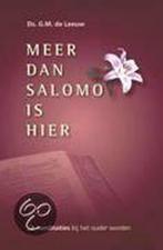 Meer dan salomo is hier 9789076466446 G. de Leeuw, Boeken, Godsdienst en Theologie, Verzenden, Gelezen, G. de Leeuw