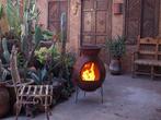 Sol-y-Yo Chimenea Mexicaanse tuinkachel Barbecue Jumbo(rood), Tuin en Terras, Verzenden, Nieuw