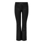 ONLY CARMAKOMA Imitatieleren broek CARBLUSH MID FLARED, Verzenden, Nieuw