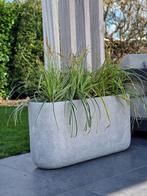 Odin L 100x36x50 cm Grey, Tuin en Terras, Bloembakken en Plantenbakken, Nieuw, Beton, Verzenden