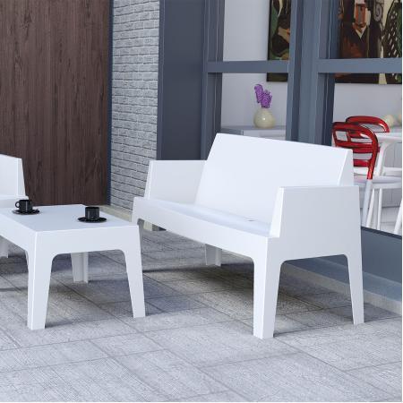 (MDK-107194) Siesta Box Sofa wit, Huis en Inrichting, Stoelen, Wit, Nieuw, Ophalen of Verzenden