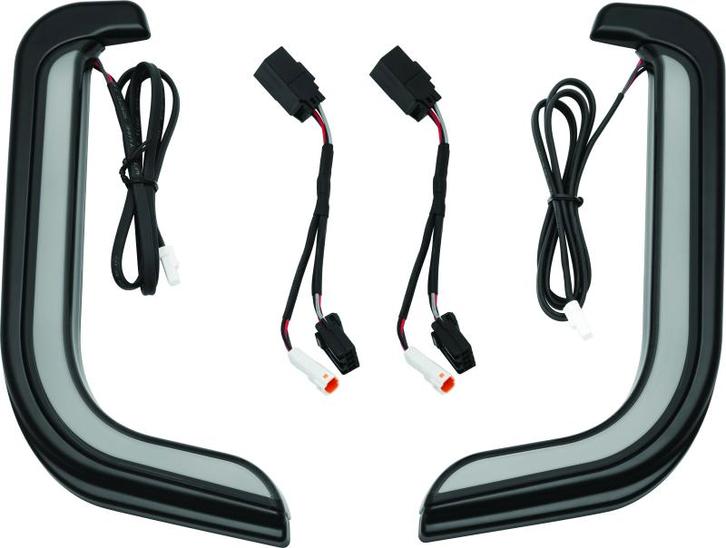 Kuryakyn Tracer LED Fairing Lower Accents Black - 2957, Auto-onderdelen, Verlichting, Ophalen of Verzenden